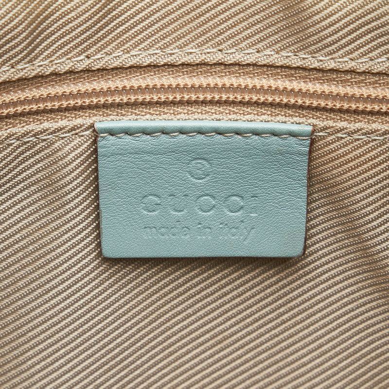 GUCCI Gucci 001 4158 Shoulder Bag Leather/Sweater Blue