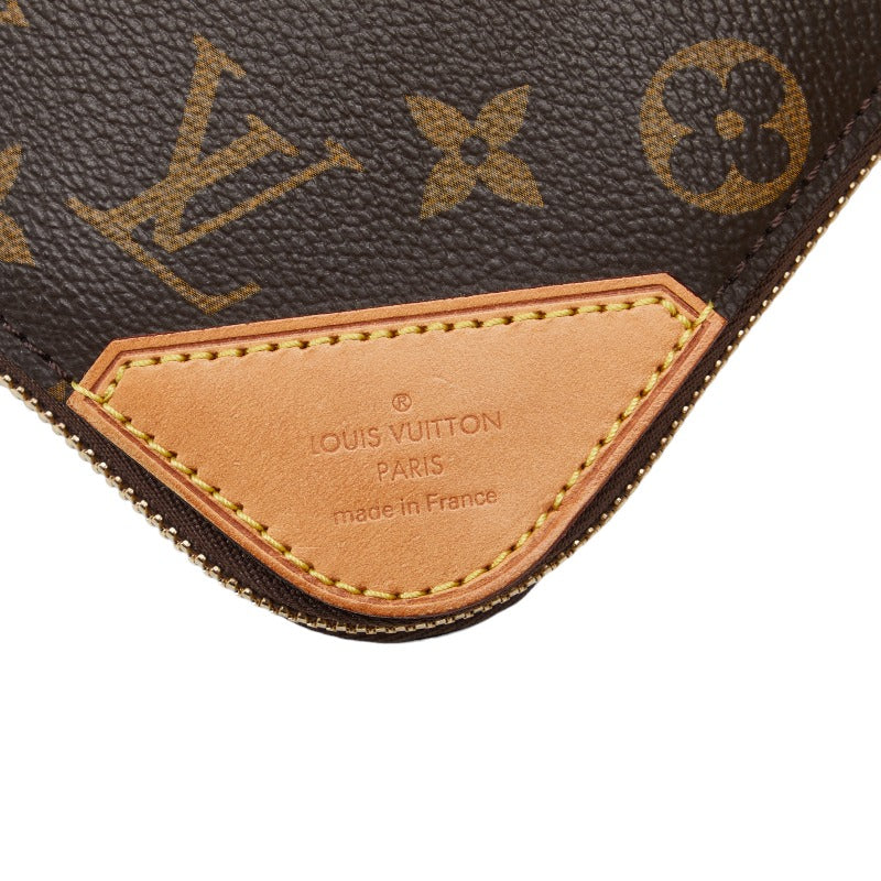 Louis Vuitton Monogram Etui 5 Cravat Cravat Closet M47535 Brown PVC Leather Men LOUIS VUITTON