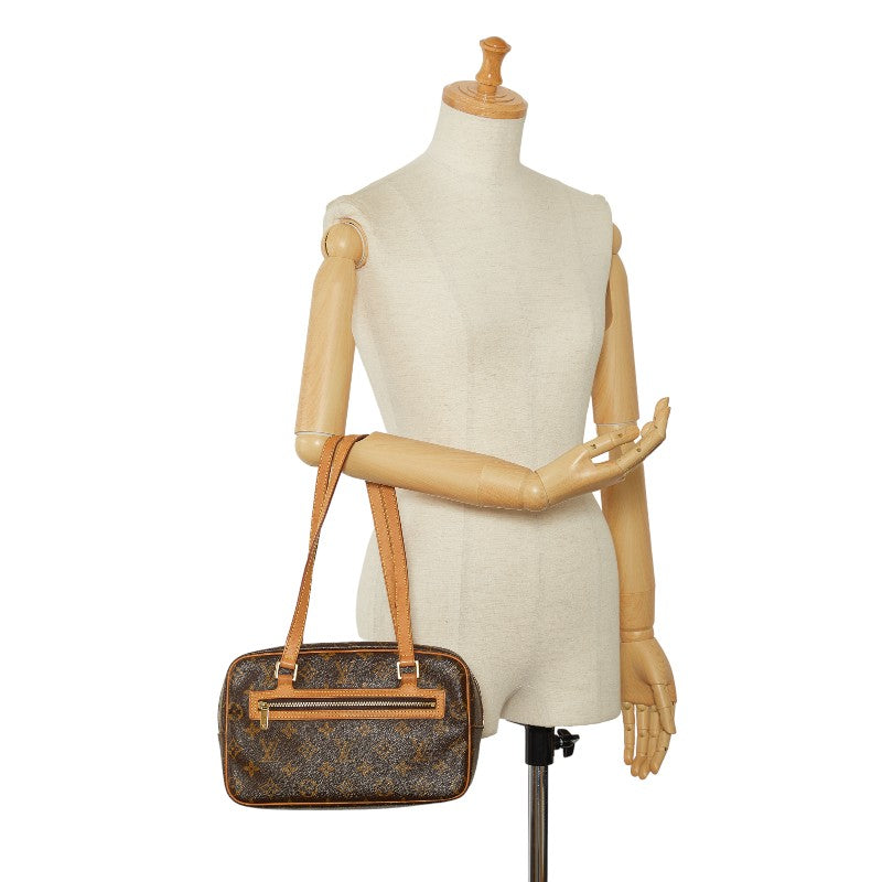 Louis Vuitton Monogram City MM M51182 Brown PVC Leather Lady Louis Vuitton