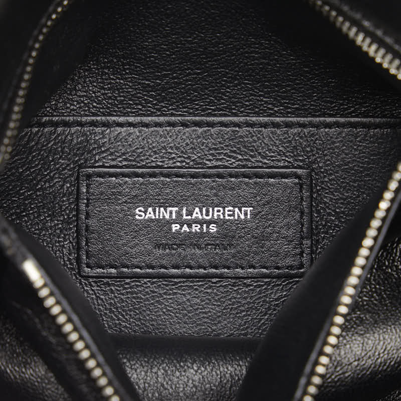Saint Laurent Shoulder Bag in Calf Leather Black 581697