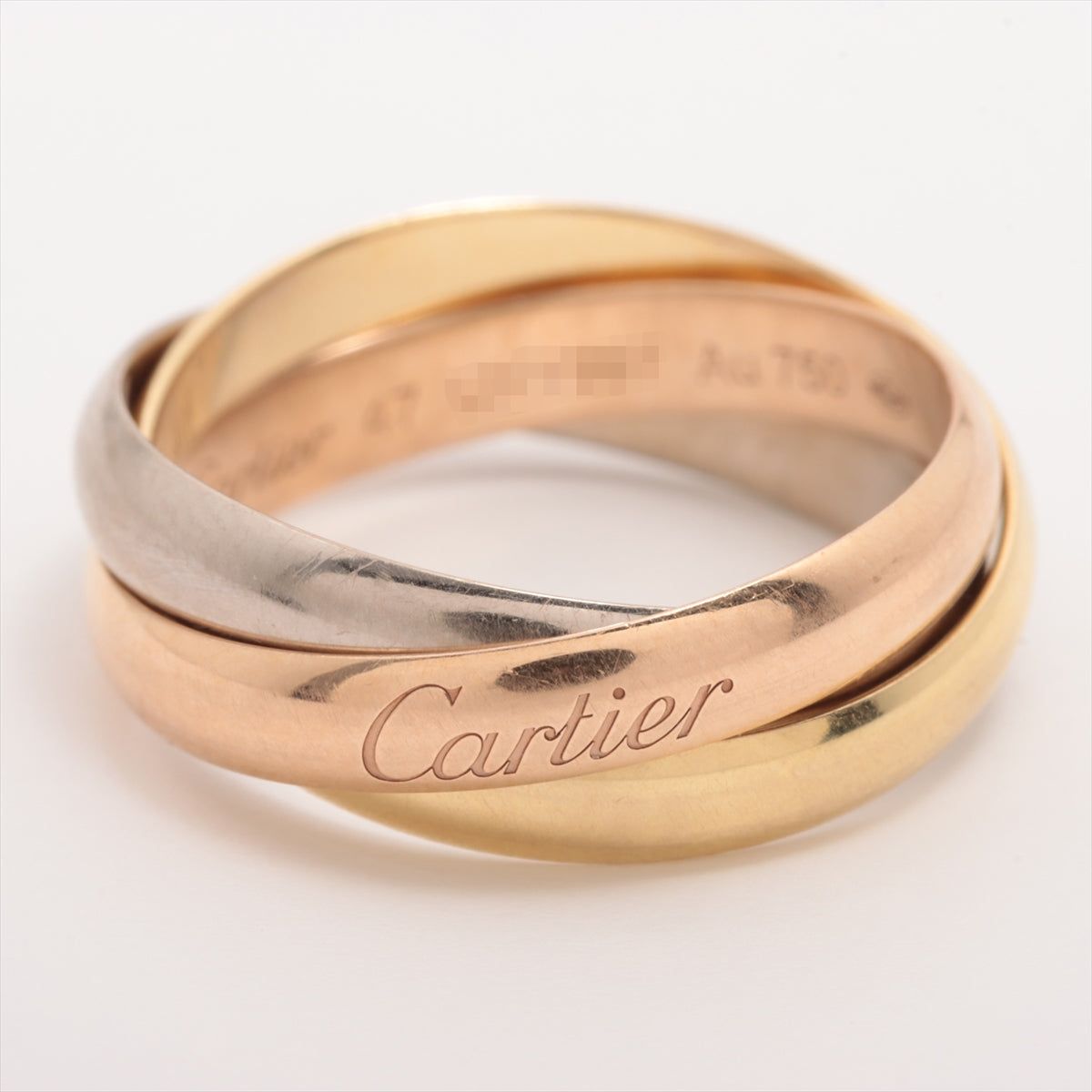 Cartier Trinity Ring 750 (YG  Pg × WG) 4.3g