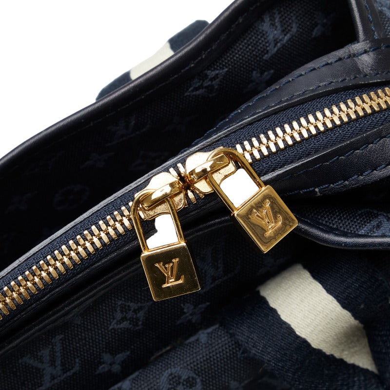 LOUIS VUITTON Louis Vuitton Monograms Mini Handbags Linen/Laser TST Blue Ladies Ladies