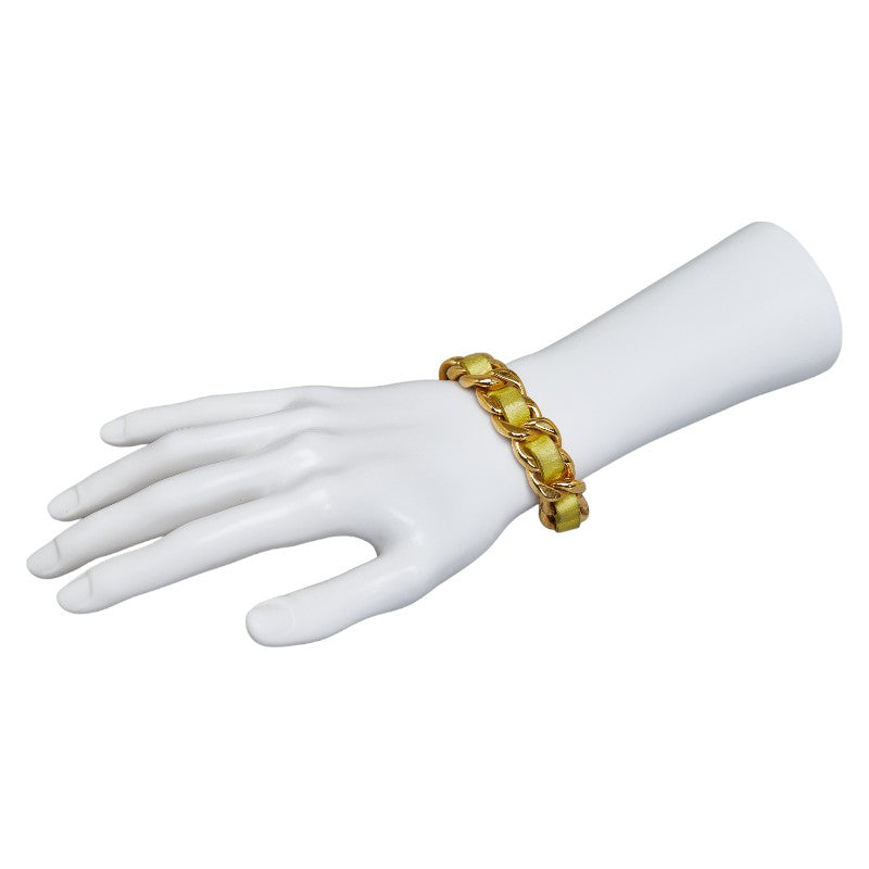 Chanel Armband Gold Yellow  Leather  Chanel