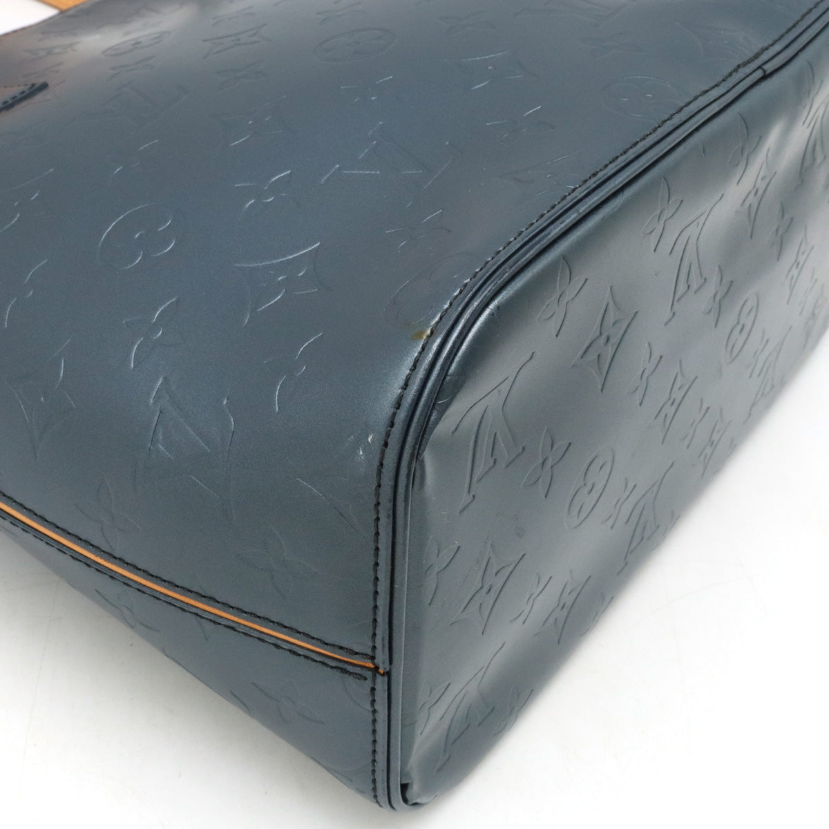 LOUIS VUITTON Louis Vuitton Monogram Mat Stockton  Bag Semi-sholder shoulder shoulder blue M55115