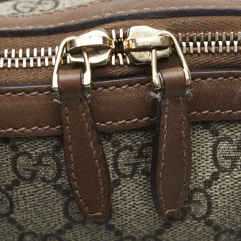 GUCCI Supreme Handbag in Monogram 309617 Brown Beige