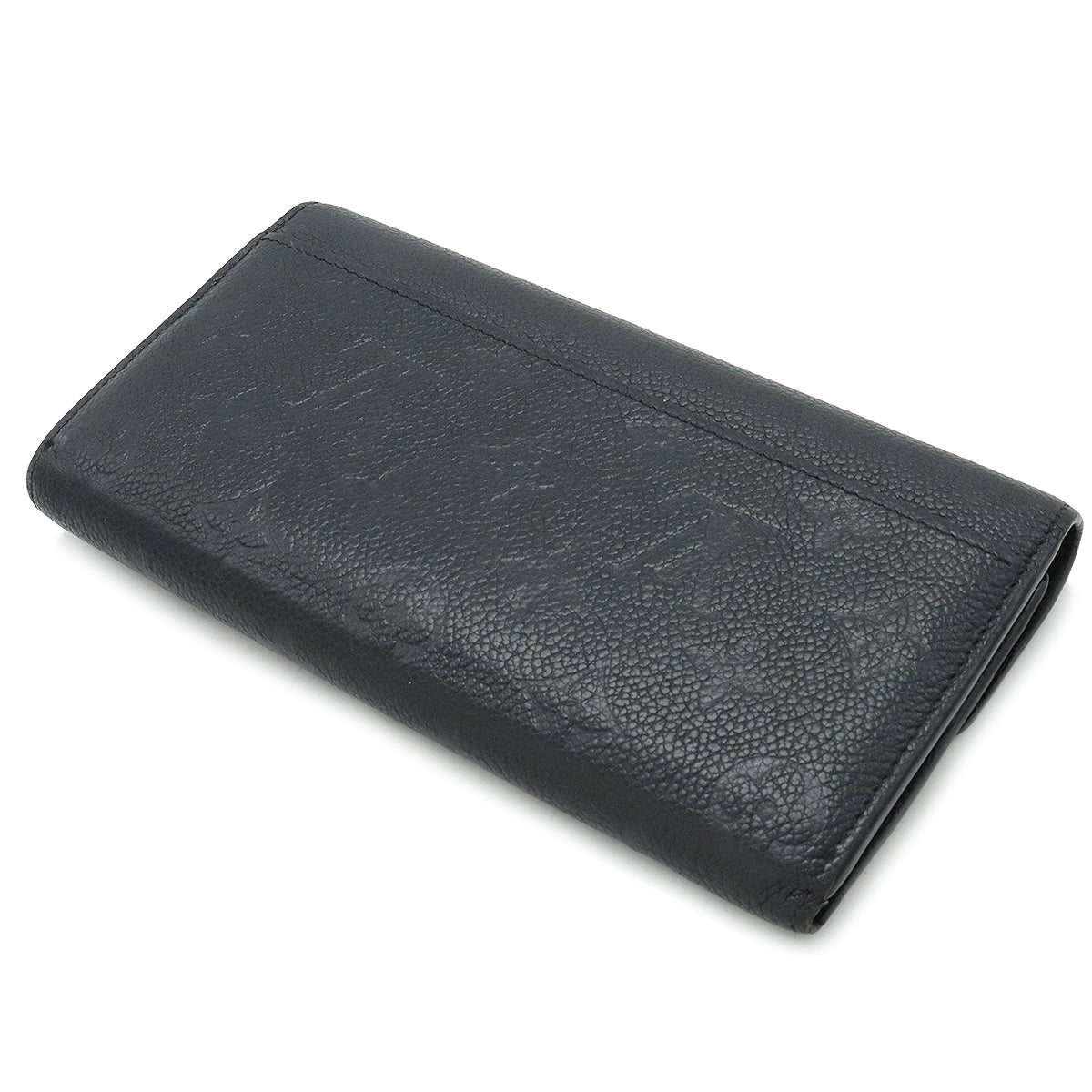 Louis Vuitton Monograms Portfolio Portfolio Sarah Two Folded Wallet Two Folded Wallet Leather Noir Black M61182