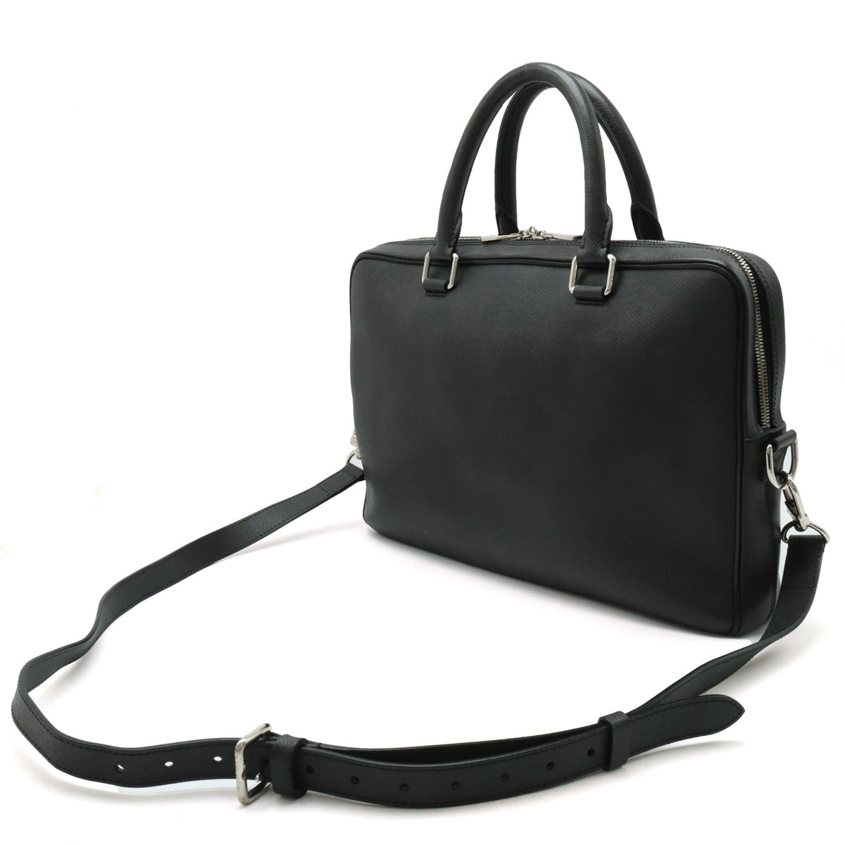 LOUIS VUITTON Louis Vuitton Tiger PDB PM Business Bag Briefcase Paper Bag 2WAY Shoulder Bag Old Black M32952