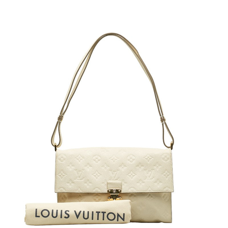 Louis Vuitton M40807 White Leather  Louis Vuitton M40807 White Leather Ladies Louis Vuitton