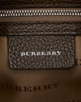 Burberry Nova Check Shoulder Bag Beige Multicolor Canvas Leather Ladies Burberry