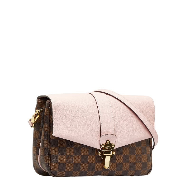 Louis Vuitton Louis Vuitton Damière N44244 Shoulder Bag PVC/Ledger Magnolia Pink Brown
