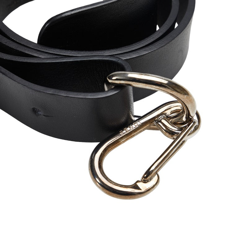 Fendi Belt 90/36 Black Leather Men Fendi