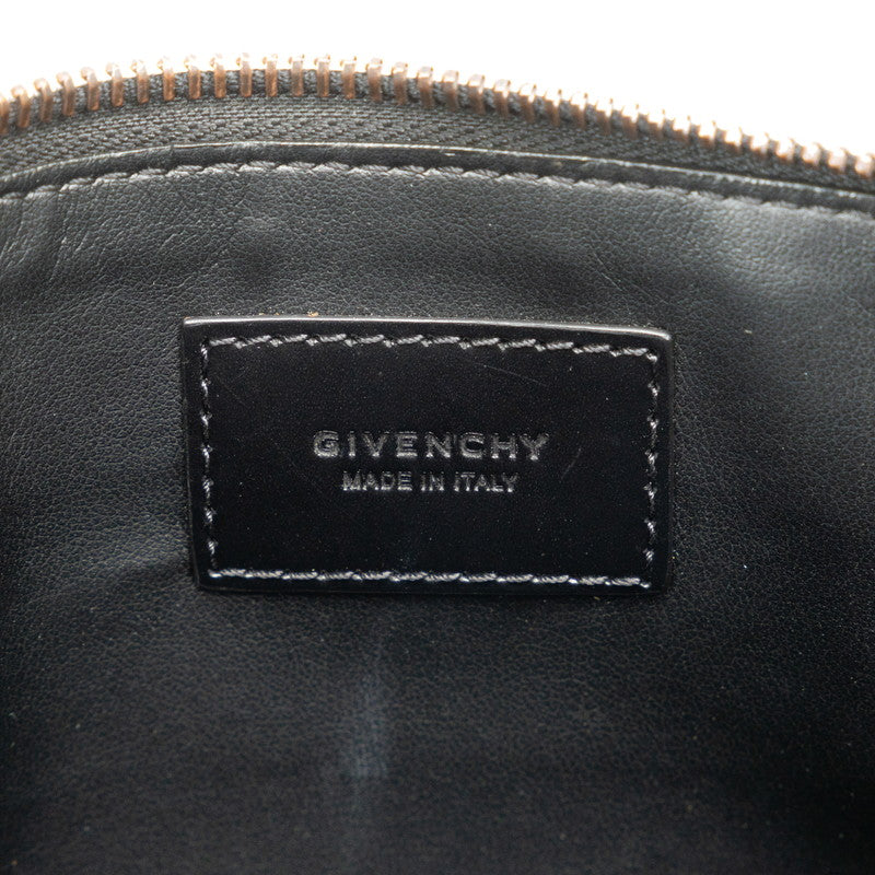 Givenchy Stalls Cracks Bag Second Bag Black Pink Gold Leather Lady Givenchy Givenchy