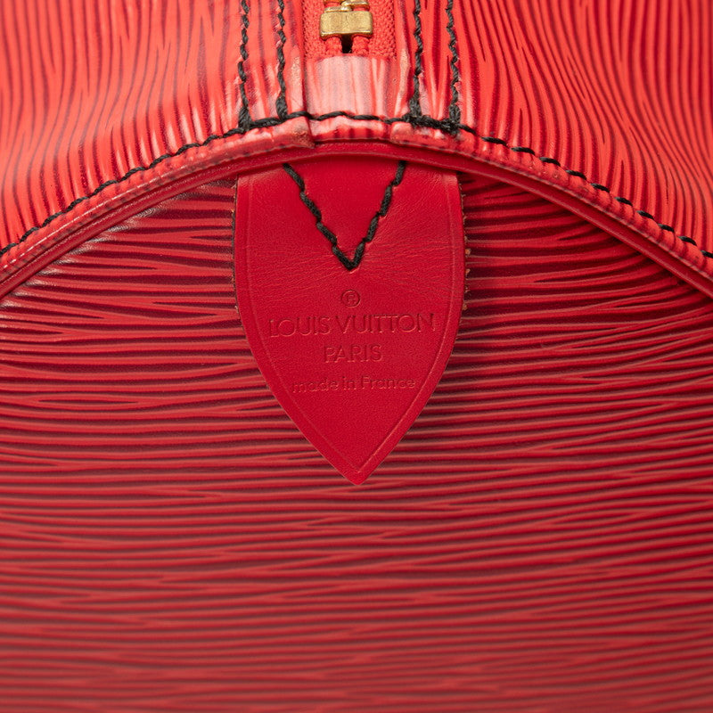 LOUIS VUITTON Epi Speedy 40 Boston Bag Handbag M42987 Castilian Red Ladies