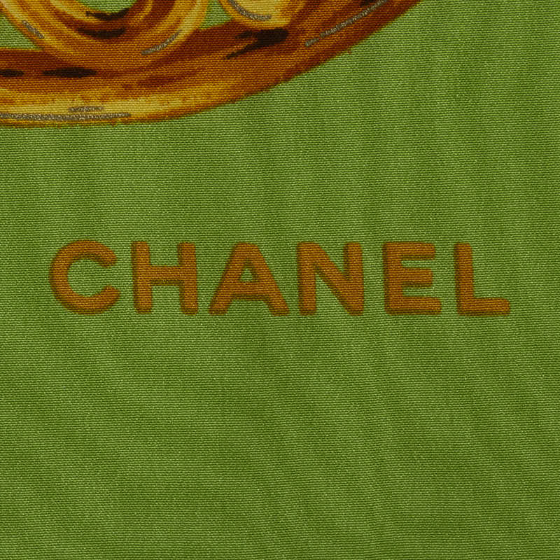 Chanel Jewelry Motif carf Green Multicolor Silk  Chanel (Ginestapo, )