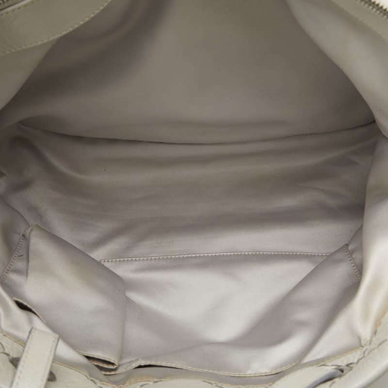 Chanel Mattress Cocomark houlder Bag  Bag Gray Leather Lady Chanel