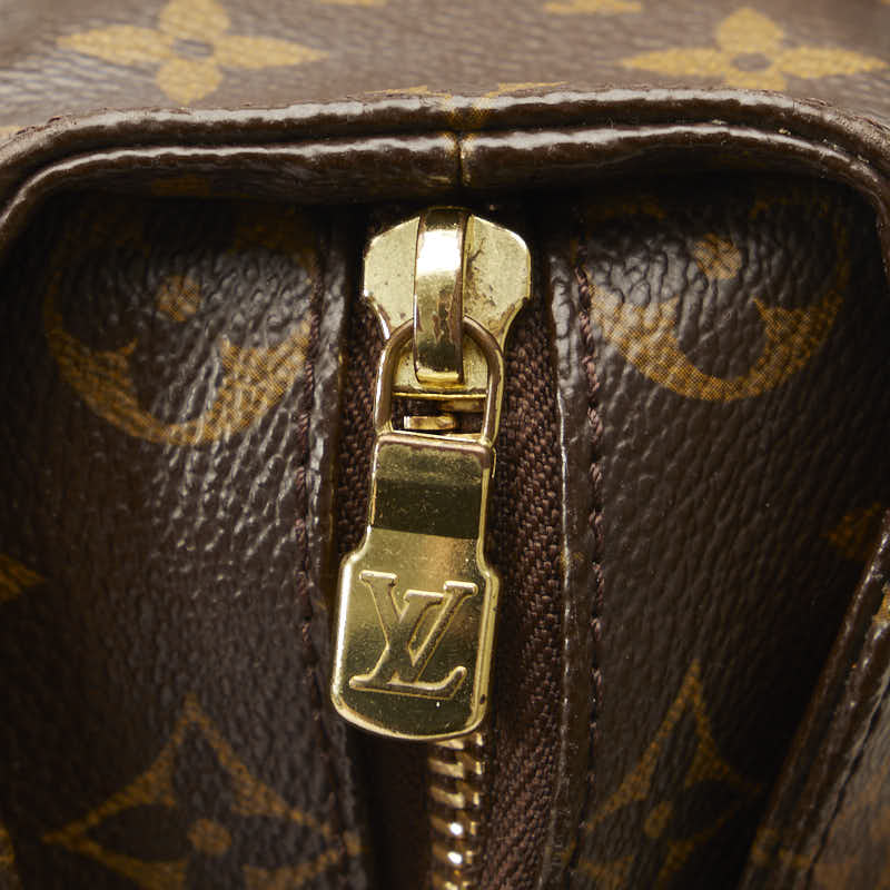 Louis Vuitton Monogram Multiple City Handbag M51162 Brown PVC Leather Lady Louis Vuitton