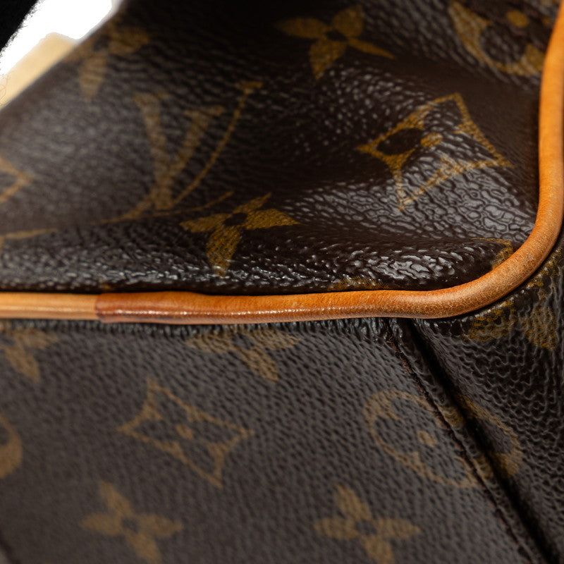 Louis Vuitton Monogram M40026 Handbag PVC/Leather Brown