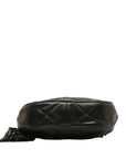 Chanel Vintage Cocomark Mattress Tassel Chain houlder Bag Pocket Black  Lady Chanel