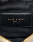 Saint Laurent Mini Lou Bag in Grained Leather Beige 635088