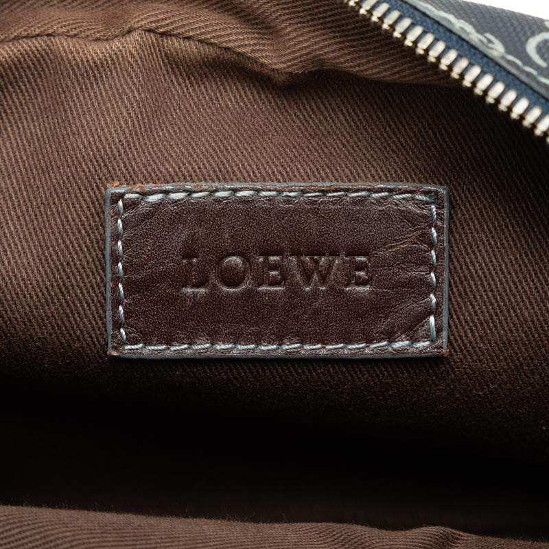 Loeb Anagram  Navi Brown PVC Leather Ladies LOEWE
