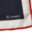 Hermes Carré 90 Les feux de l'espace Fireworks  the Universe carf Navi Multicolor Silk  Hermes