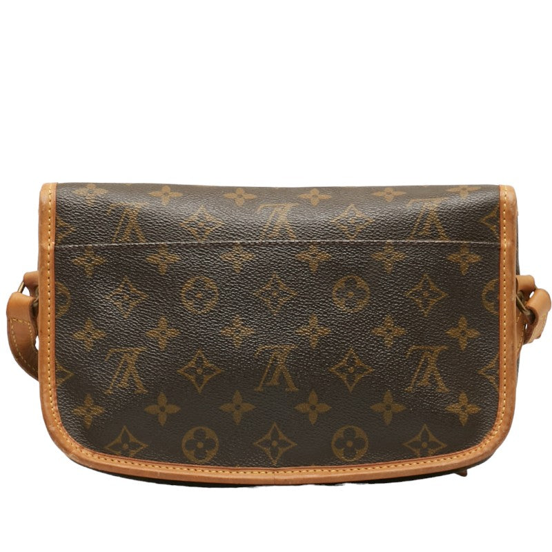 Louis Vuitton Monogram Zebeziers PM Slipper Shoulder Bag M42248 Brown PVC Leather Lady Louis Vuitton