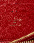 Louis Vuitton Monograms Portfolio Clementine Roundfassner Long Wallet M60169 Red Leather Ladies Louis Vuitton (London)