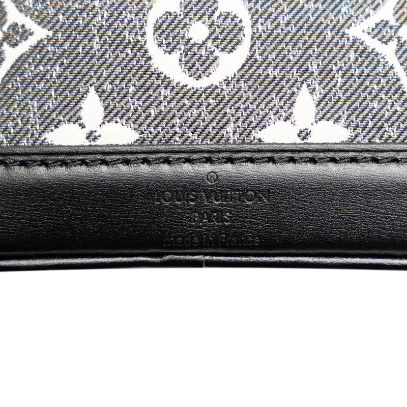 Louis Vuitton 提花交織字母 Nano Noe 手袋 M46449 單肩包 灰色 黑色