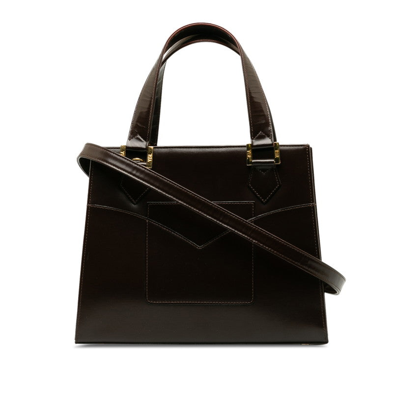 Saint Laurent Handbag 2WAY Brown Leather  Saint Laurent