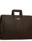 Burberry Business Bag Briefcase Paper Bag Brown Leather Men's BURBERRY