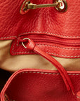 Logomania  Bag Shoulder Bag 2WAY Beige Multicolor Canvas Leather Ladies BVLGARI