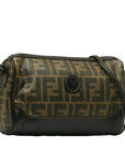 Fendi Fendi Shoulder Bag PVC/Leather Black Brown Ladies Fendi