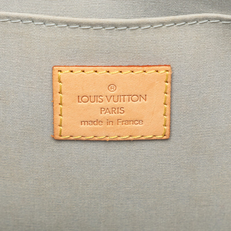 Louis Vuitton Verney Roxbury Drive Handbag 2WAY M91374 Pearl White Patent Leather Lady Louis Vuitton