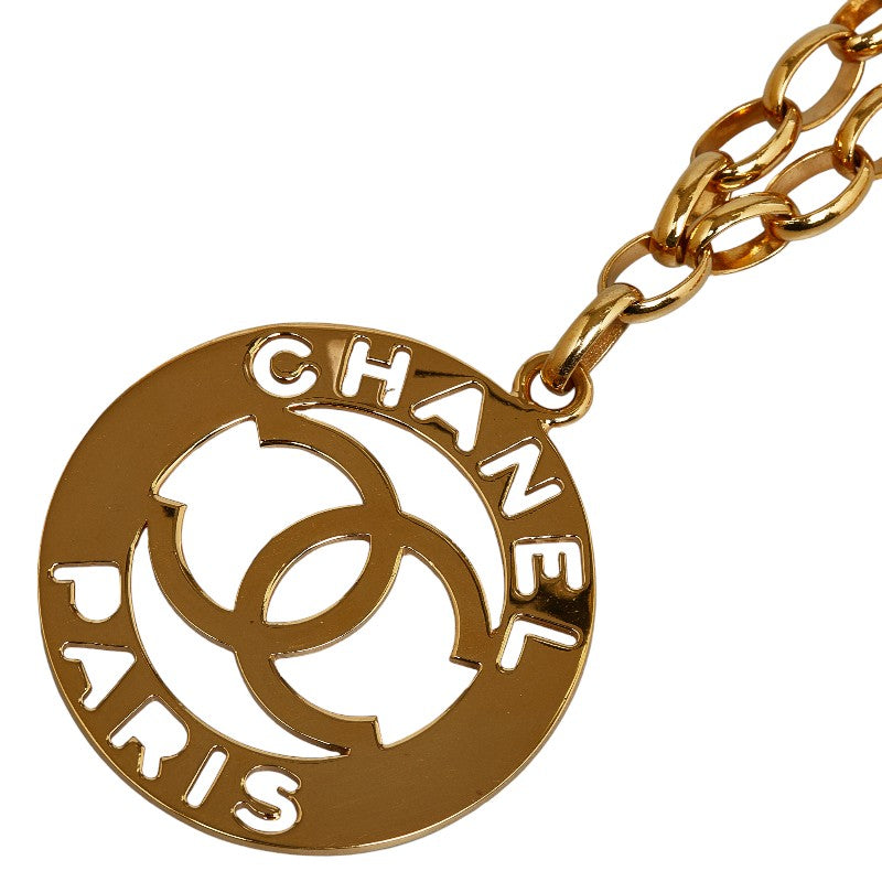 Chanel Big Coca-Cola Necklaces Gold   Chanel