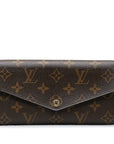 Louis Vuitton Sarah Long Wallet in Monogram M62234 Brown