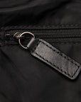 Burberry Check Bag Black Gr Nylon Leather Lady BURBERRY