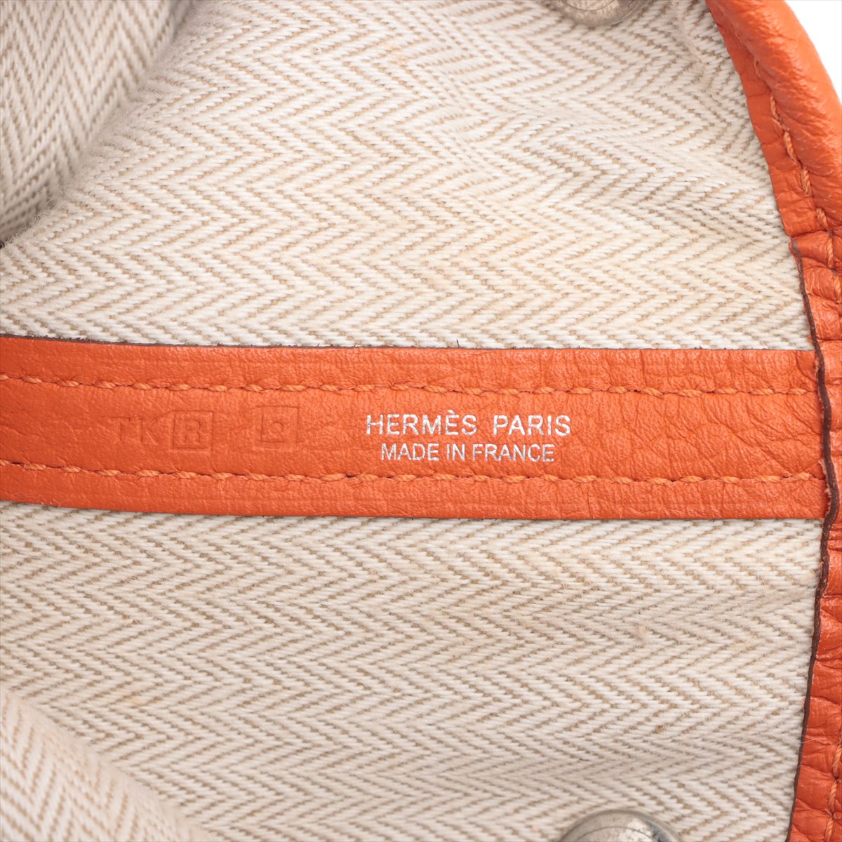 Hermès Garden Party PM Country Orange Silver R:2014