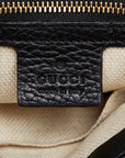 GUCCI Soho Crossbody Bag Chain 336752 Leather Black