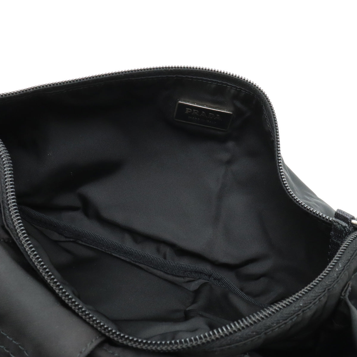PRADA Belt Bag in Tessuto Nylon Black Mens