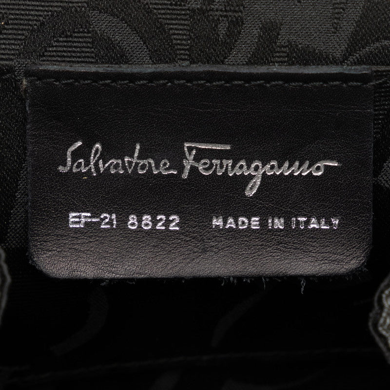 Salvatore Ferragamo Gantiini 迷你手提包派對包 EF-21 8822 Gr 棉質 Salvatore Ferragamo