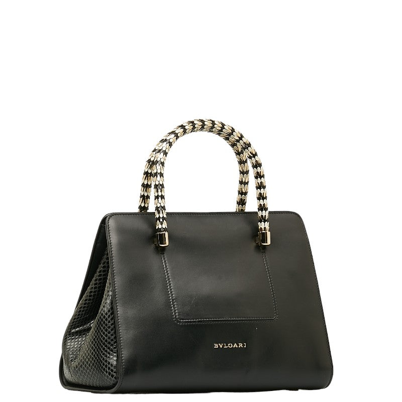BVLGARI Bulgari Handbags Leather/Pison Black  Ladies