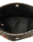 Barbary Nova Check Mini Handbags Brown Canvas Leather  Burberry