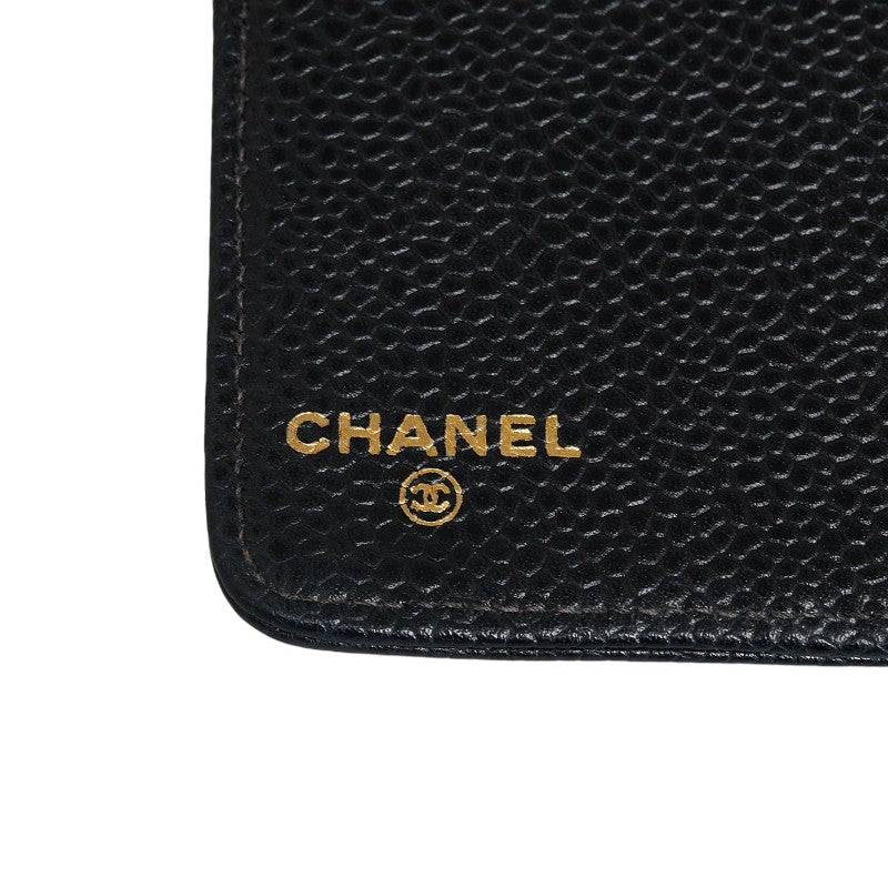 Chanel Coco Handbook Cover Agenda Black Caviar S  CHANEL