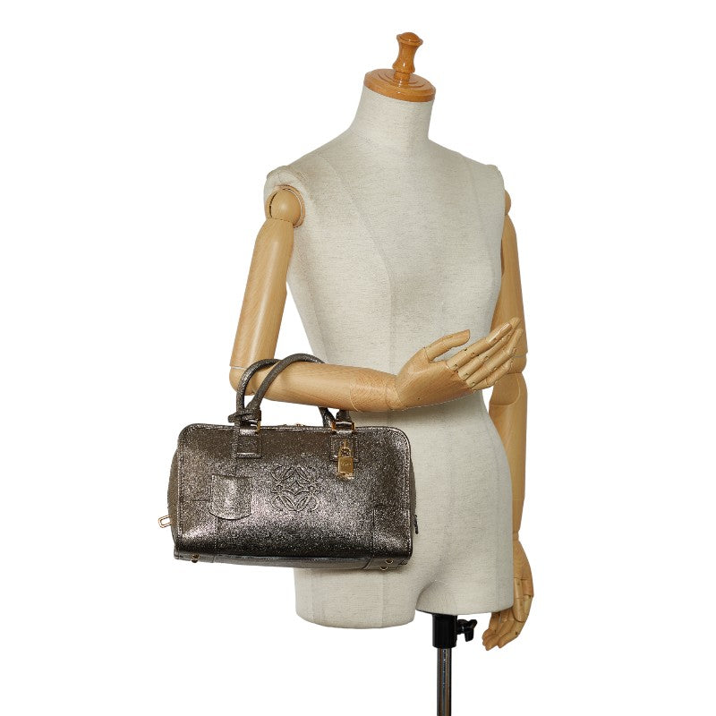 Amazon 28 Anagram Handbag Gold Leather  LOEWE