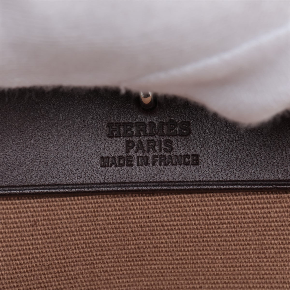 Hermès Yale Bag TPM Toile Canvas Leather Brown Silver  I:2005