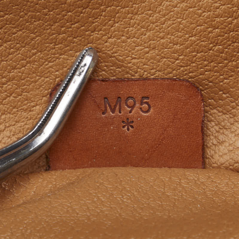 Selene Handbags Vanity Bag M95 Brown PVC Leather Ladies Celine