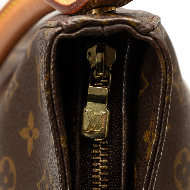 Louis Vuitton Monogram 環形托特包單肩包 PVC/皮革棕色 M51145