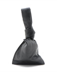 Bottega Veneta Mini Twisted Leather Handbag Black