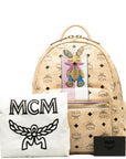 MCM Visetos Logo Rabit Backpack