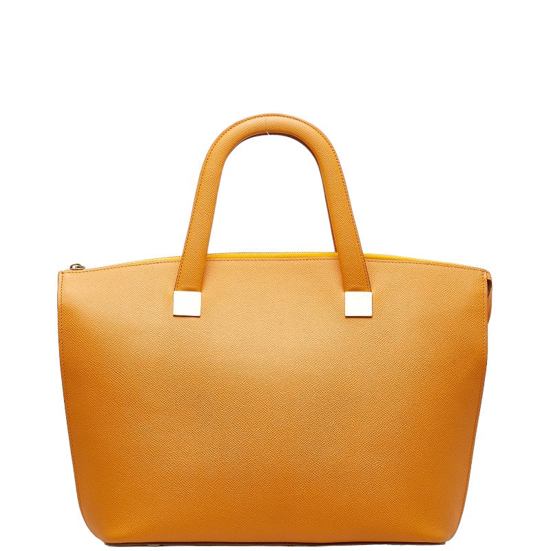 Celine Handbag Tote Handbags Orange Leather  Celine